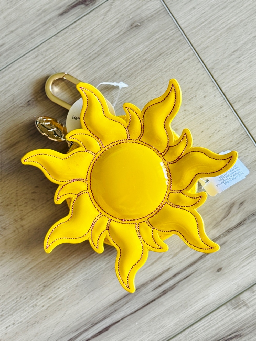 Bath & Body Works Yellow Rapunzel Sun Coin Pouch
